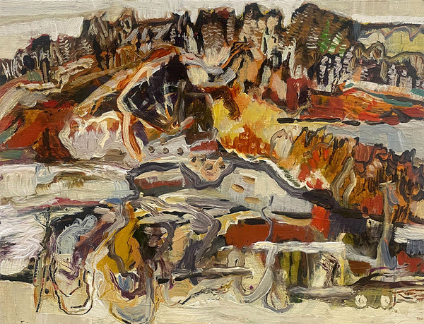 David T. Alexander artwork 'Exceedingly Dry Land Surrounded by the Reservoir' available at Bau-Xi Gallery Toronto, Ontario