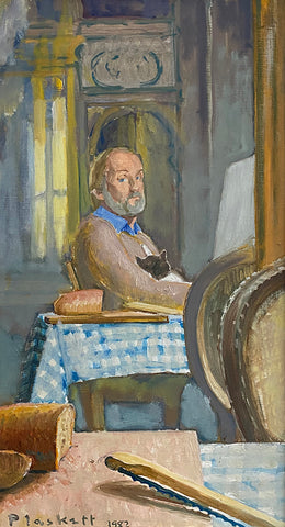Untitled, (Joe with Cat), 1982