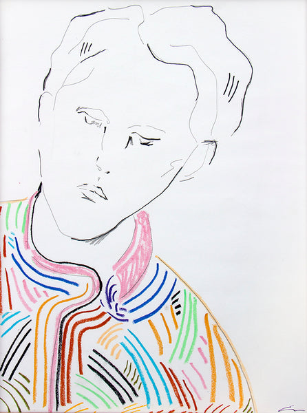 Erin Armstrong artwork 'Portrait G' available at Bau-Xi Gallery Toronto, Ontario