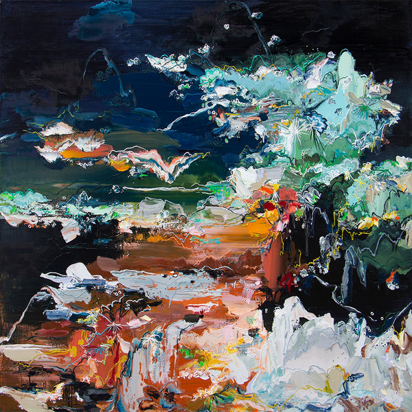 Nicole Katsuras artwork 'Free Dive' available at Bau-Xi Gallery Toronto, Ontario