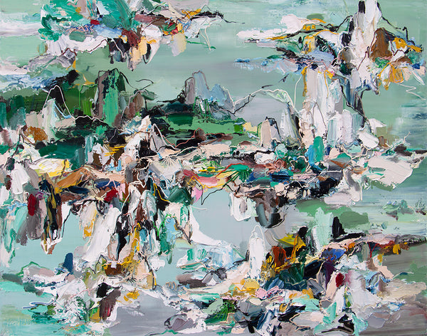 Nicole Katsuras artwork 'Limestone Coast' available at Bau-Xi Gallery Toronto, Ontario