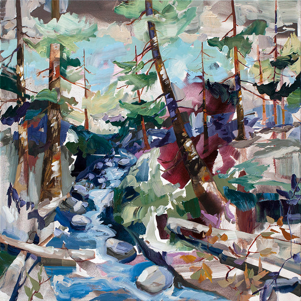 Cori Creed artwork 'While the Water Runs' available at Bau-Xi Gallery Toronto, Ontario