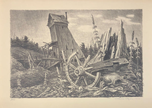 Frederick Hagan artwork 'Abandoned Mine' available at Bau-Xi Gallery Toronto, Ontario