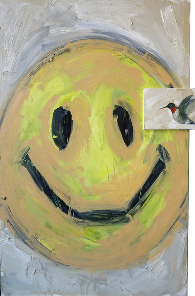 Ted Fullerton artwork 'Needle Nose Meets Happy Face' available at Bau-Xi Gallery Toronto, Ontario
