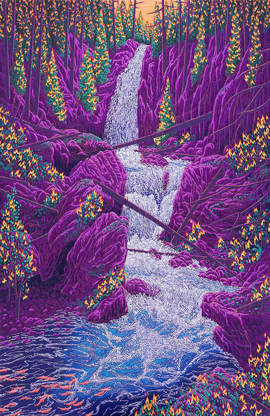 Kyle Scheurmann artwork 'Riverabra (Upstream)' available at Bau-Xi Gallery Toronto, Ontario