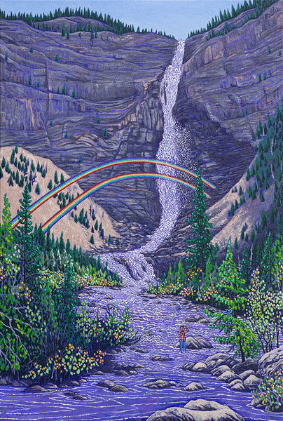 Kyle Scheurmann artwork 'A Stellars Jay' available at Bau-Xi Gallery Toronto, Ontario