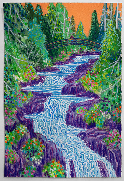 Kyle Scheurmann artwork 'Berry River Bridge' available at Bau-Xi Gallery Toronto, Ontario