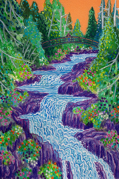 Kyle Scheurmann artwork 'Berry River Bridge' available at Bau-Xi Gallery Toronto, Ontario