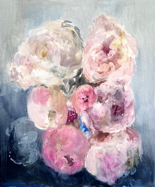 Darlene Cole artwork 'Dance in a Storm (peony song)' available at Bau-Xi Gallery Toronto, Ontario