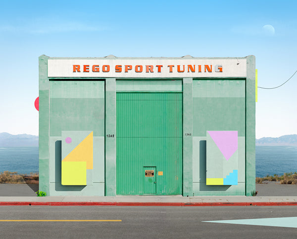 George Byrne artwork 'Rego Sport Tuning' available at Bau-Xi Gallery Toronto, Ontario