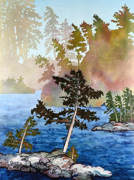 Sheila Kernan artwork 'Holding On' available at Bau-Xi Gallery Toronto, Ontario