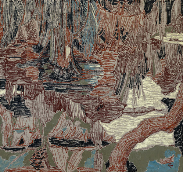 Anne Griffiths artwork 'Breach' available at Bau-Xi Gallery Toronto, Ontario