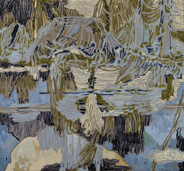 Anne Griffiths artwork 'Spilling Secrets' available at Bau-Xi Gallery Toronto, Ontario