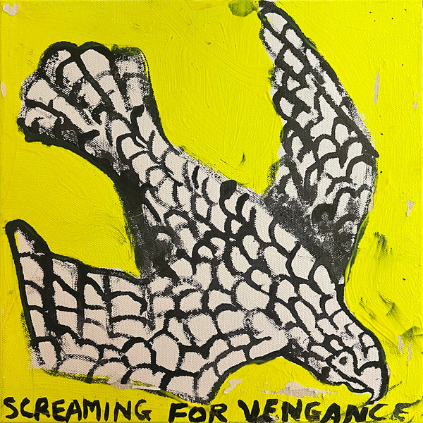 Casey McGlynn artwork 'Screaming for Venegeance' available at Bau-Xi Gallery Toronto, Ontario