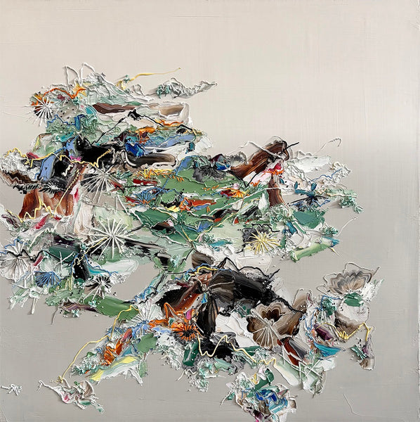 Nicole Katsuras artwork 'Matisse Field Note Green' available at Bau-Xi Gallery Toronto, Ontario