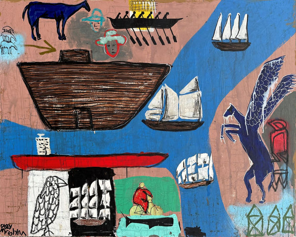 Casey McGlynn artwork 'That Big Machine is Just Picking Up Speed' available at Bau-Xi Gallery Toronto, Ontario