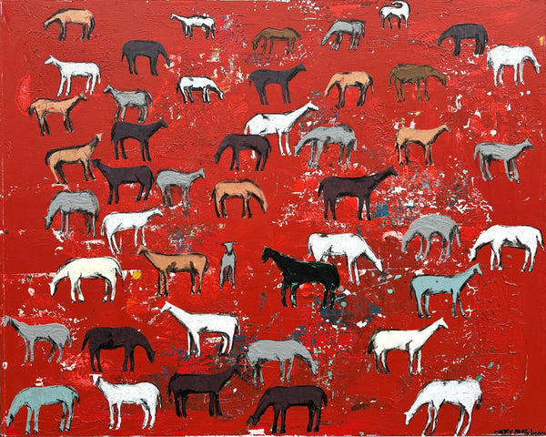Casey McGlynn artwork 'The Special One in the Herd' available at Bau-Xi Gallery Toronto, Ontario