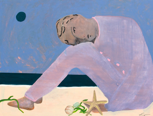 Erin Armstrong artwork 'Beach Comber' available at Bau-Xi Gallery Toronto, Ontario