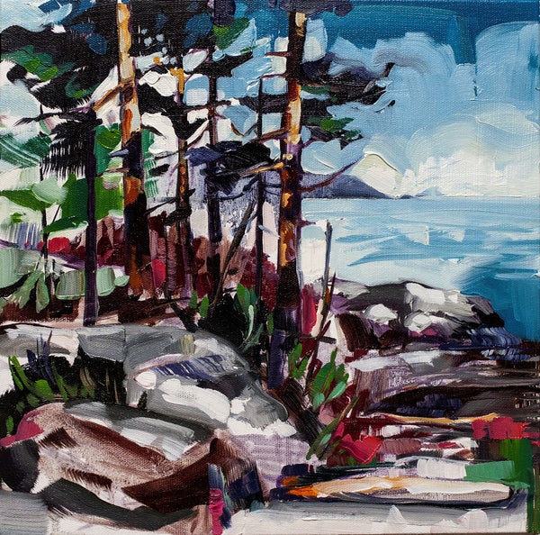 Cori Creed artwork 'Coast Window I' available at Bau-Xi Gallery Vancouver