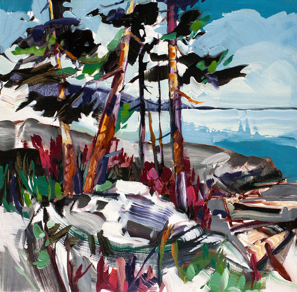 Cori Creed artwork 'Coast Window II' available at Bau-Xi Gallery Vancouver