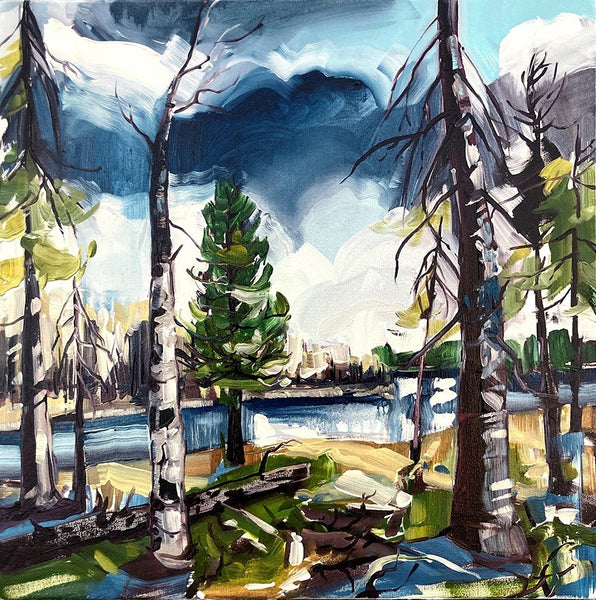 Cori Creed artwork 'Return To Greener Days' available at Bau-Xi Gallery Vancouver