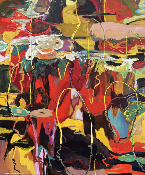 David T. Alexander artwork 'Yellow Loops In The Fall' available at Bau-Xi Gallery Vancouver