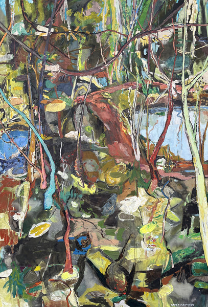 David T. Alexander artwork 'Behind The Light House Road in Kinnikinnech' available at Bau-Xi Gallery Vancouver