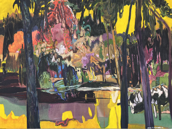 David T. Alexander artwork 'That Yellow Light' available at Bau-Xi Gallery Vancouver