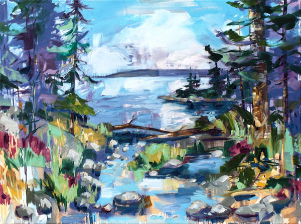 Cori Creed artwork 'Running Through' available at Bau-Xi Gallery Vancouver