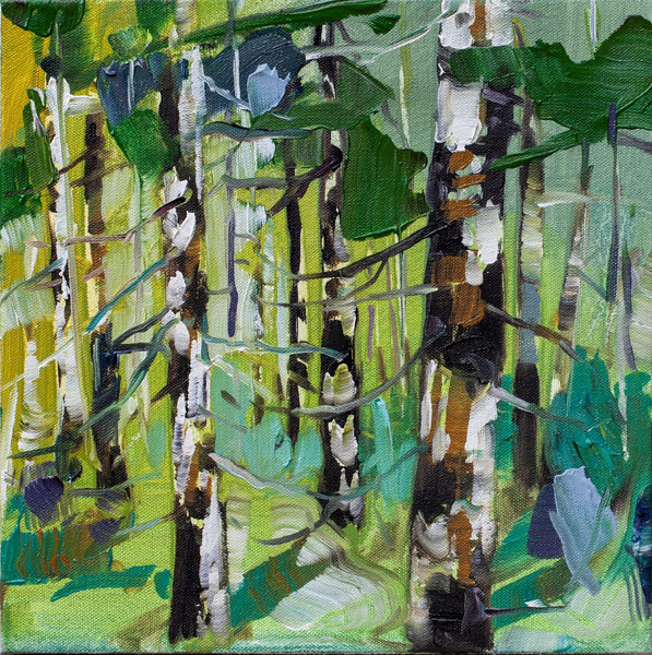 Cori Creed artwork 'Spring Birch Sketch' available at Bau-Xi Gallery Vancouver