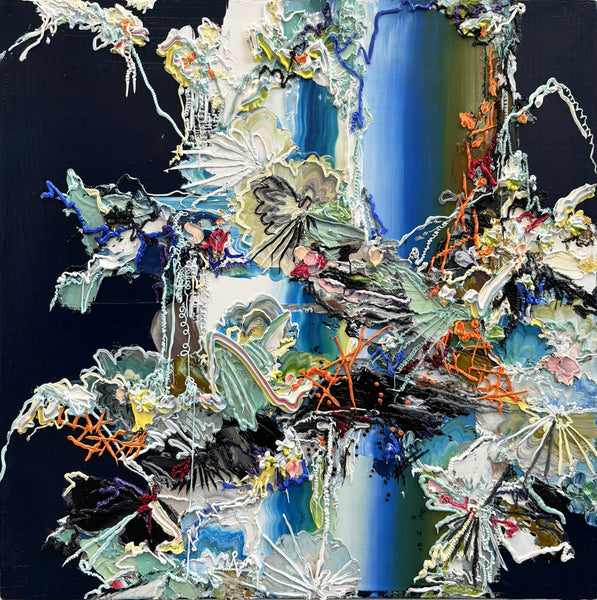 Nicole Katsuras artwork 'Luminous Blue' available at Bau-Xi Gallery Vancouver
