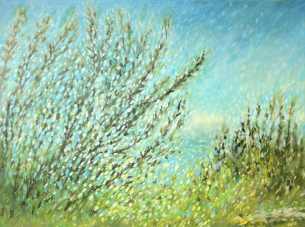 Sheri Paisley (Bakes) artwork 'Sunny Day Down Peninsula Road' available at Bau-Xi Gallery Vancouver