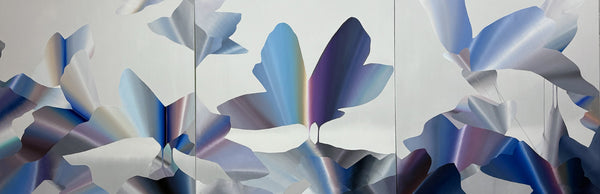 Eric Louie artwork 'Show Of Strenght (triptych)' available at Bau-Xi Gallery Vancouver