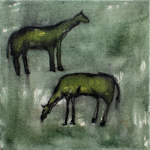 Casey McGlynn artwork 'Horses' available at Bau-Xi Gallery Vancouver