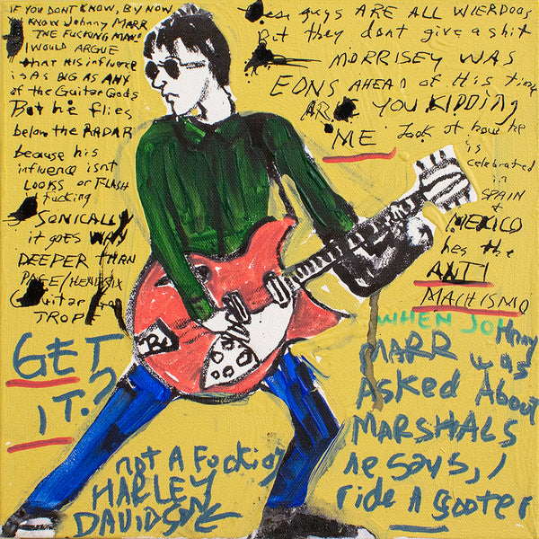 Casey McGlynn artwork 'Johnny Marr' available at Bau-Xi Gallery Vancouver