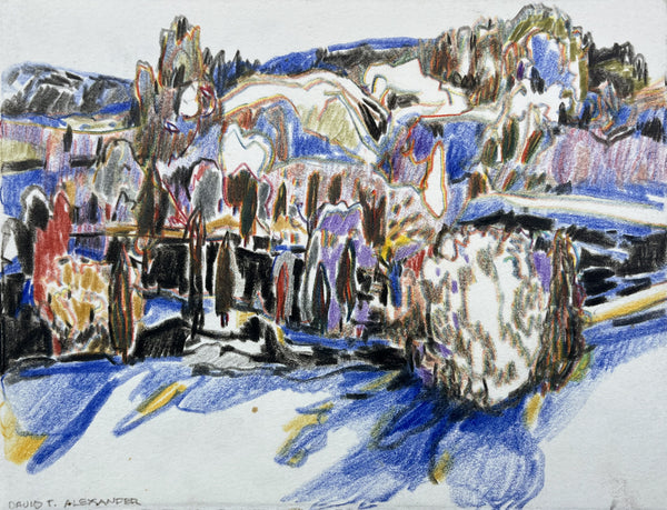 David T. Alexander artwork 'Dee Lake' available at Bau-Xi Gallery Vancouver