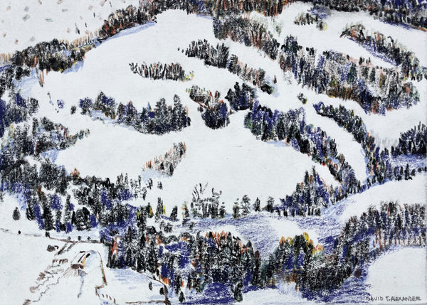 David T. Alexander artwork 'Out Of The Mountains' available at Bau-Xi Gallery Vancouver