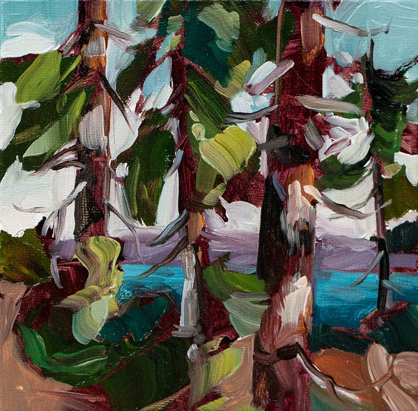 Cori Creed artwork 'Pine Sketch' available at Bau-Xi Gallery Vancouver