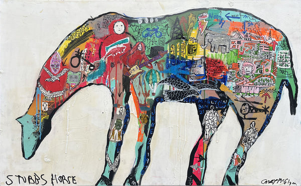 Casey McGlynn artwork 'Stubbs Horse II' available at Bau-Xi Gallery Vancouver