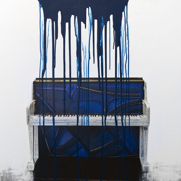 Andre Petterson artwork 'Blues' available at Bau-Xi Gallery Vancouver