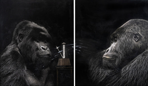 Andre Petterson artwork 'Time Share (diptych)' available at Bau-Xi Gallery Vancouver