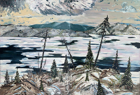 The Beginning of Ice (Diptych)