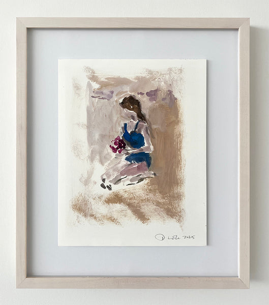 holding onto flowers (study I)