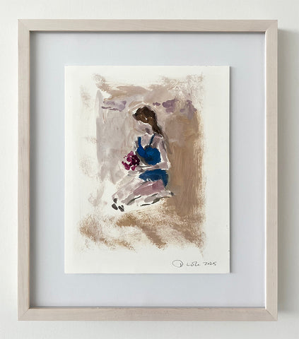 holding onto flowers (study I)