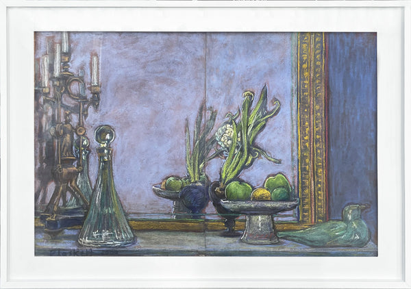 Still Life with Decanter, Hyacinth (Diptych)