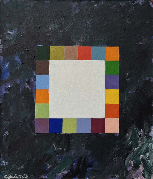 Untitled (20 small squares on black background)