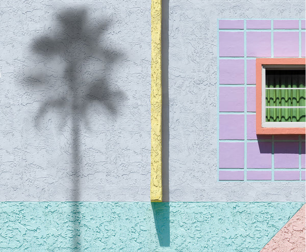 George Byrne Artwork | Colourful, bright, geometric architectural photographs of city streets in Miami, Los Angeles and Palm Springs.