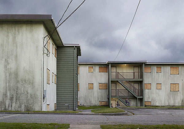 Anthony Redpath Artwork | Highly detailed, monochromatic composite photographs of coastal and industrial architecture.