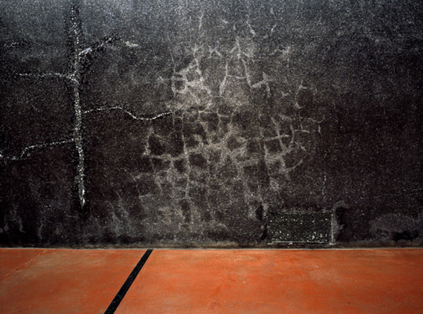 Elliott Wilcox Artwork | Colourful minimal graphic compositions of tennis courts, squash courts, and rock climbing walls.