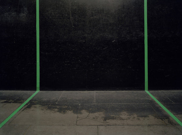 Elliott Wilcox Artwork | Colourful minimal graphic compositions of tennis courts, squash courts, and rock climbing walls.